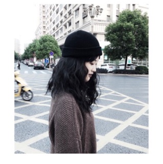 mũ len beanie ngắn gập