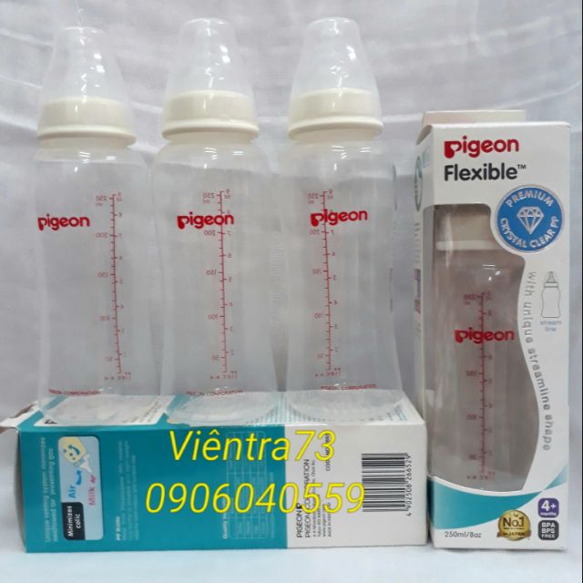 Bình sữa PIGOEN cổ hẹp 150ml/ 250ml - INDONESIA