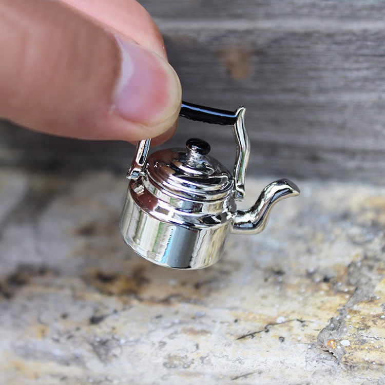 Siêu nước mini 1:12 trang trí bếp mô hình/miniature