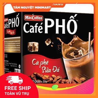 CÀ PHÊ SỮA ĐÃ PHỐ HỘP 240G - 10 GÓI