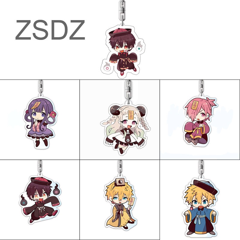 Móc Khóa Nhựa Acrylic Hình Anime Toilet-Bound Hanako-Kun