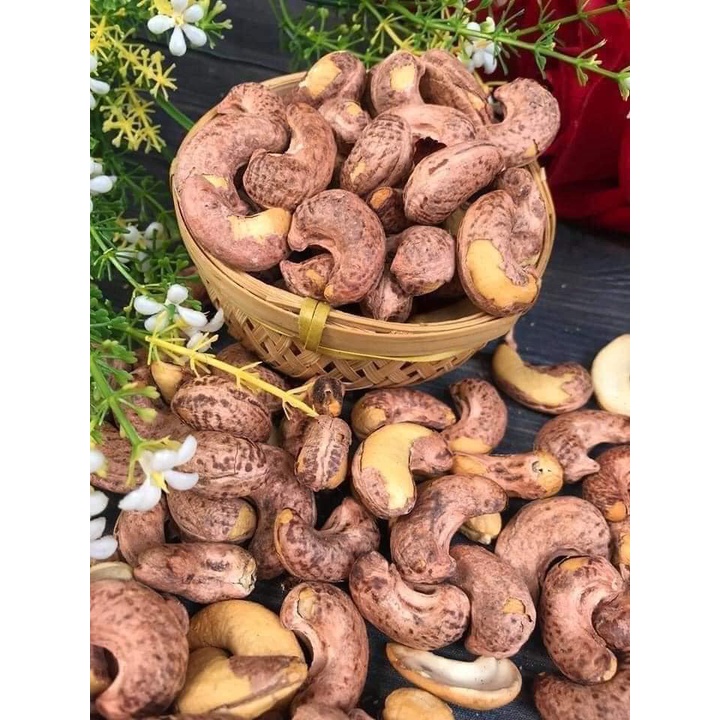 500g Hạt Điều Rang Muối Bình Phước Nguyên Lụa (380 - 410 hạt/kg)