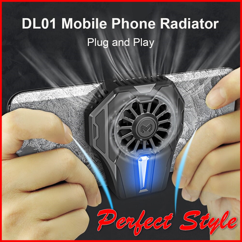 Quạt Tản Nhiệt MEMO DL01 điện thoại Làm lạnh ngay lập tức giảm nhiệt độ tăng hiệu năng