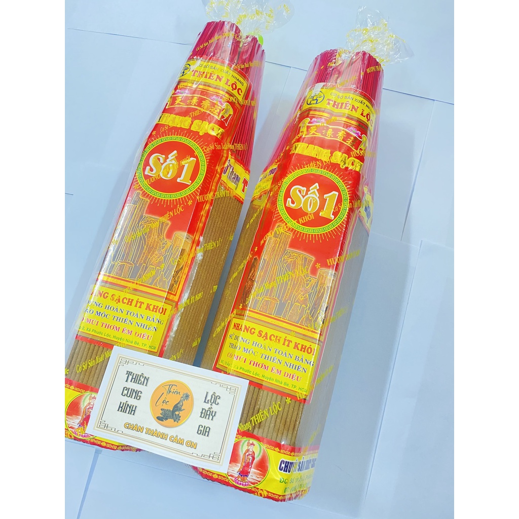 Nhang Sạch Thảo Mộc Cao Cấp Mẫu Mới  817 Cây - Đồ Thờ Cúng Thiên Lộc