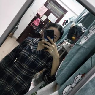 [Oder] Váy sơmi kẻ MORAN🍀