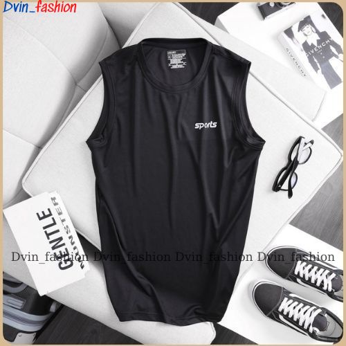 Áo ba lỗ nam Dvin_Fashion áo lót nam thể thao sát nách co giãn thấm hút mồ hôi, chất liệu thun siêu thoáng mát Sports