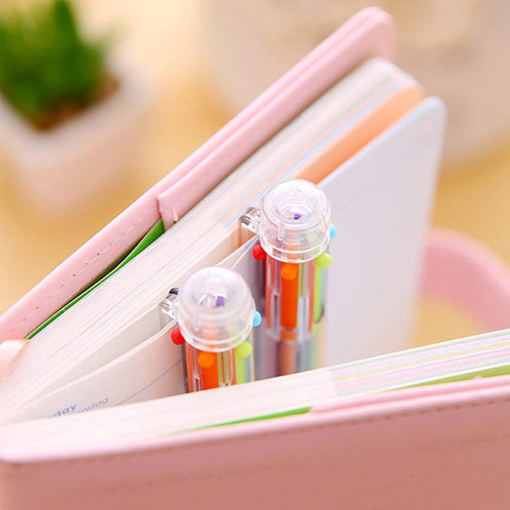 Bút bi 6 trong 1 nhiều màu sắc độc lạ 0.5mm