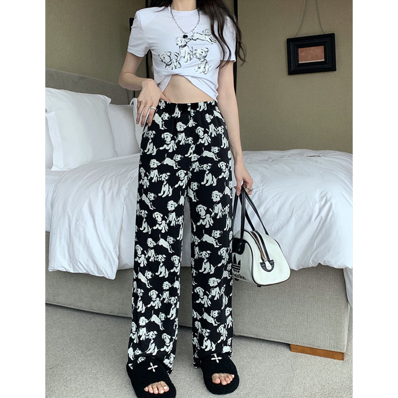 NRVP Quần Thể Thao Ống Rộng Phong Cách Hàn Quốc