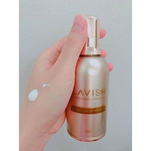 Kem dưỡng da mặt ban ngày LAVISH nâng tone thay thế lớp trang điểm,chống nắng cho da trắng hồng 50ml