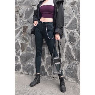 quần jeans skinny xám