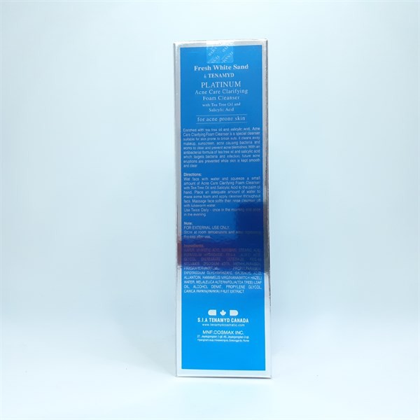 Date 03/2026 Sữa Rửa Mặt Ngăn Ngừa Mụn Fresh White Sand Tenamyd Platinum Acne Care Clarifying Foam Cleanser | BigBuy360 - bigbuy360.vn