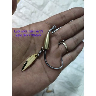 lưỡi móc mồi mềm làm từ thép Ar15