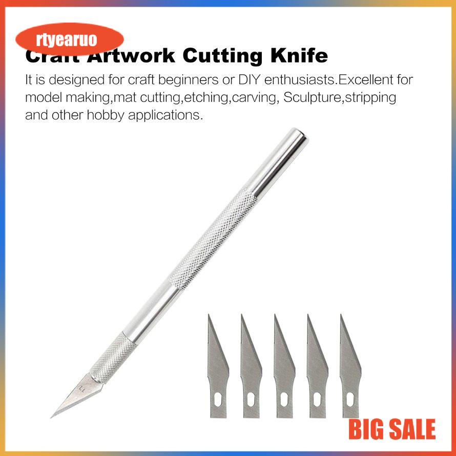 Craft Artwork Cutting Knife DIY Carving Knife Stencil Scoring Hobby Chisel