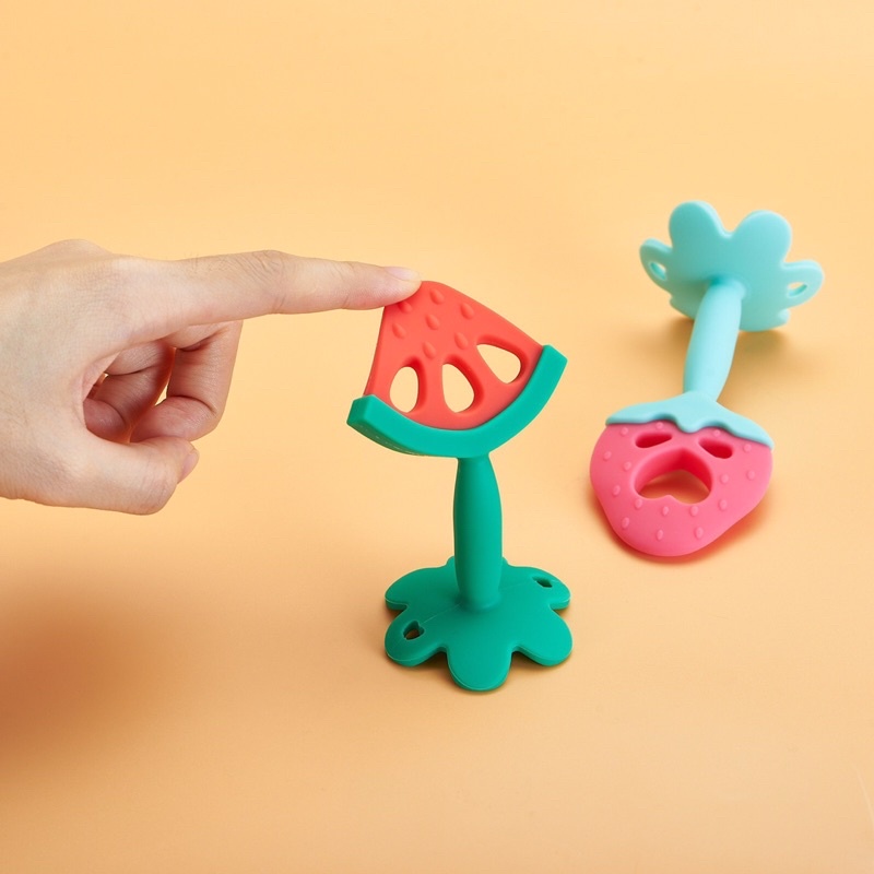 Gặm nướu silicon hình hoa quả dễ thương cho bé