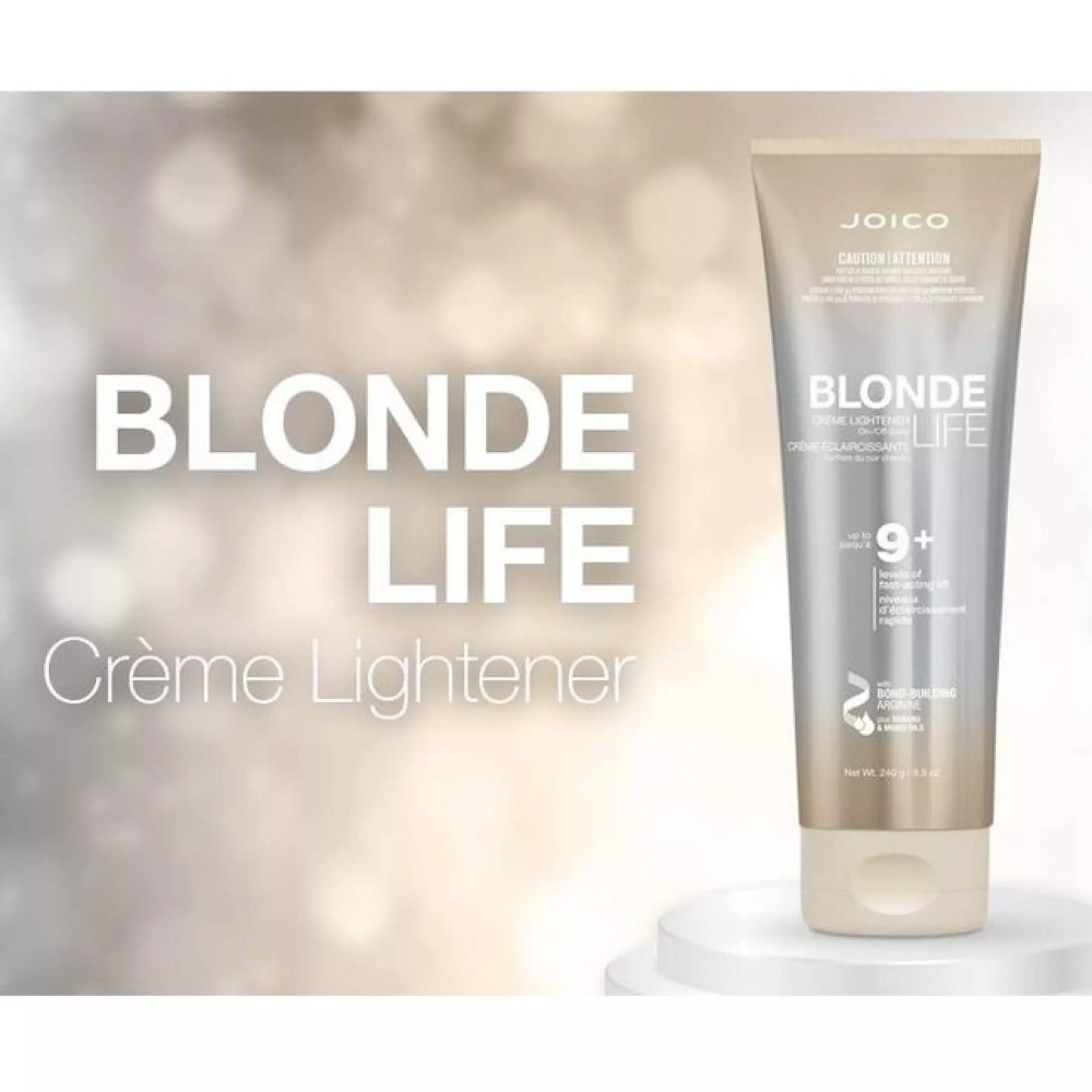 Kem Tẩy Tóc An Toàn Cho Da Đầu JOICO Blonde Life Crème Lightener Nâng Tông Cấp Độ 9 - 240g