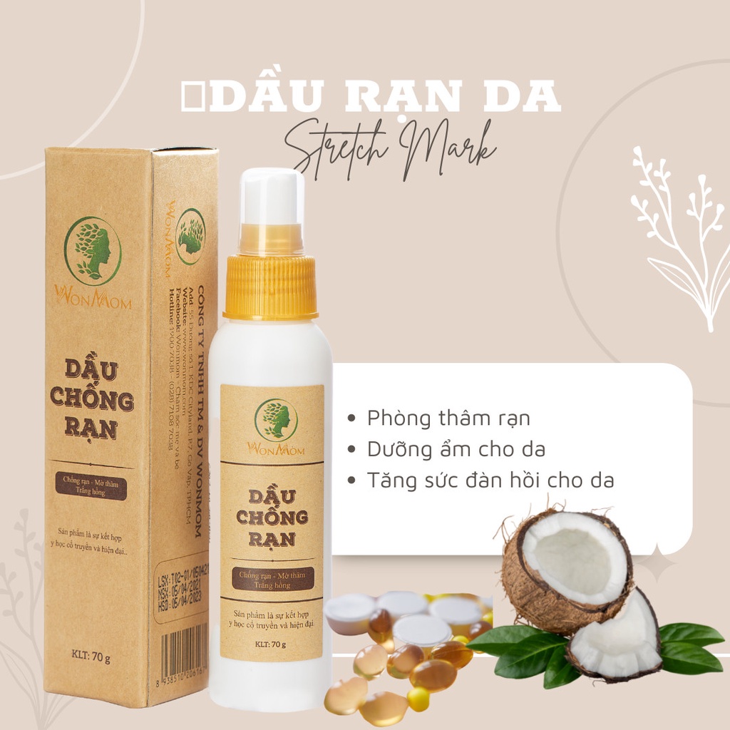 Dầu chống rạn WonMom 70gr