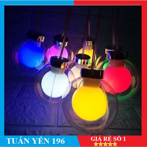 Dây đèn banh 2 lớp nhiều màu thả treo trang trí nhà cửa, quán tiệm, các buổi tiệc...lễ, tết, noel