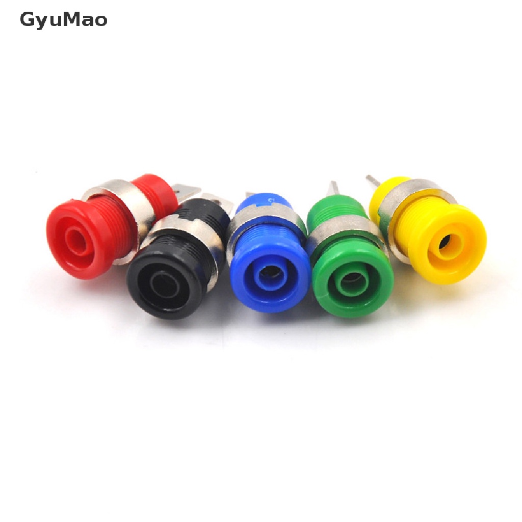 Set 5 jack cắm kết nối dây điện cỡ 4mm 5 màu sắc tùy chọn
