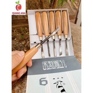 BỘ ĐỤC GỖ MỸ NGHỆ 6 MÓN CAO CẤP