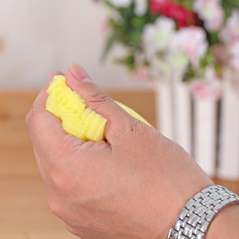 Dụng Cụ Cọ Rửa Cốc Chén Bình Sữa Bằng Bọt Biển Nhiều Màu Sắc