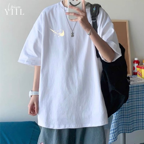 Áo thun nam nữ tay lỡ form rộng unisex cao cấp in phản quan NIKEe  Ao thun nam dep cotton 100 YiiL AT02