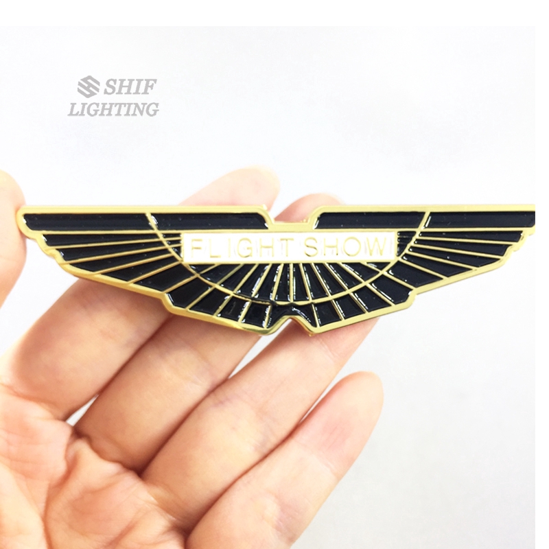 Miếng dán trang trí logo ASTON MARTIN WING FLIGHT SHOW độc đáo dành cho xe hơi