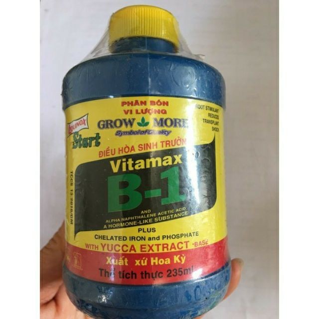 Phân bón lá vitamin B1 Mĩ Grow more dùng cho hoa lan