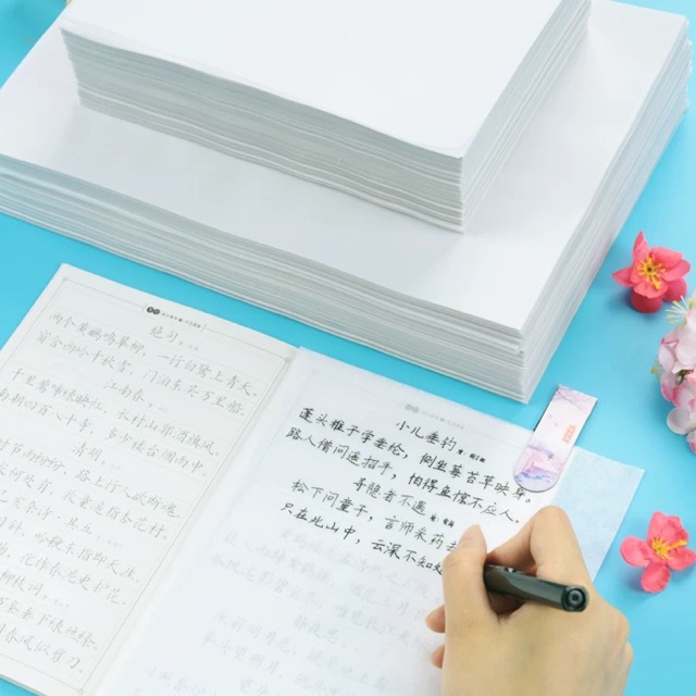 Giấy can mỏng size a4, dùng để làm journal, penpal hoặc tập viết