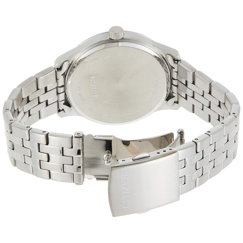 Đồng Hồ Citizen Nam Chính Hãng, Citizen BI1050 - 81A Dây Thép Lịch Ngày Fullbox.