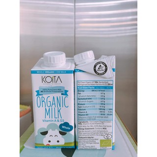 Sữa Bò Hữu Cơ Nguyên Kem Koita 200ml