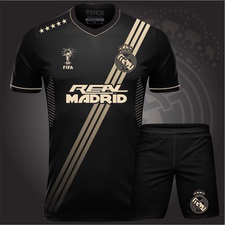Áo bóng đá clb real madrid đen