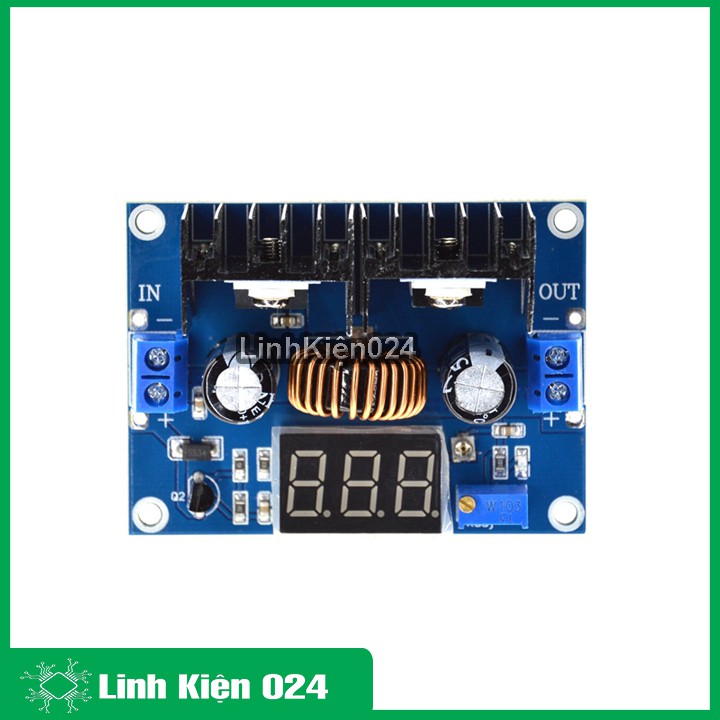 Module Hạ Áp Buck XL4016 Vin 4-38V Vout 1.25-36V 8A V2 ( Có Led Báo Điện Áp )