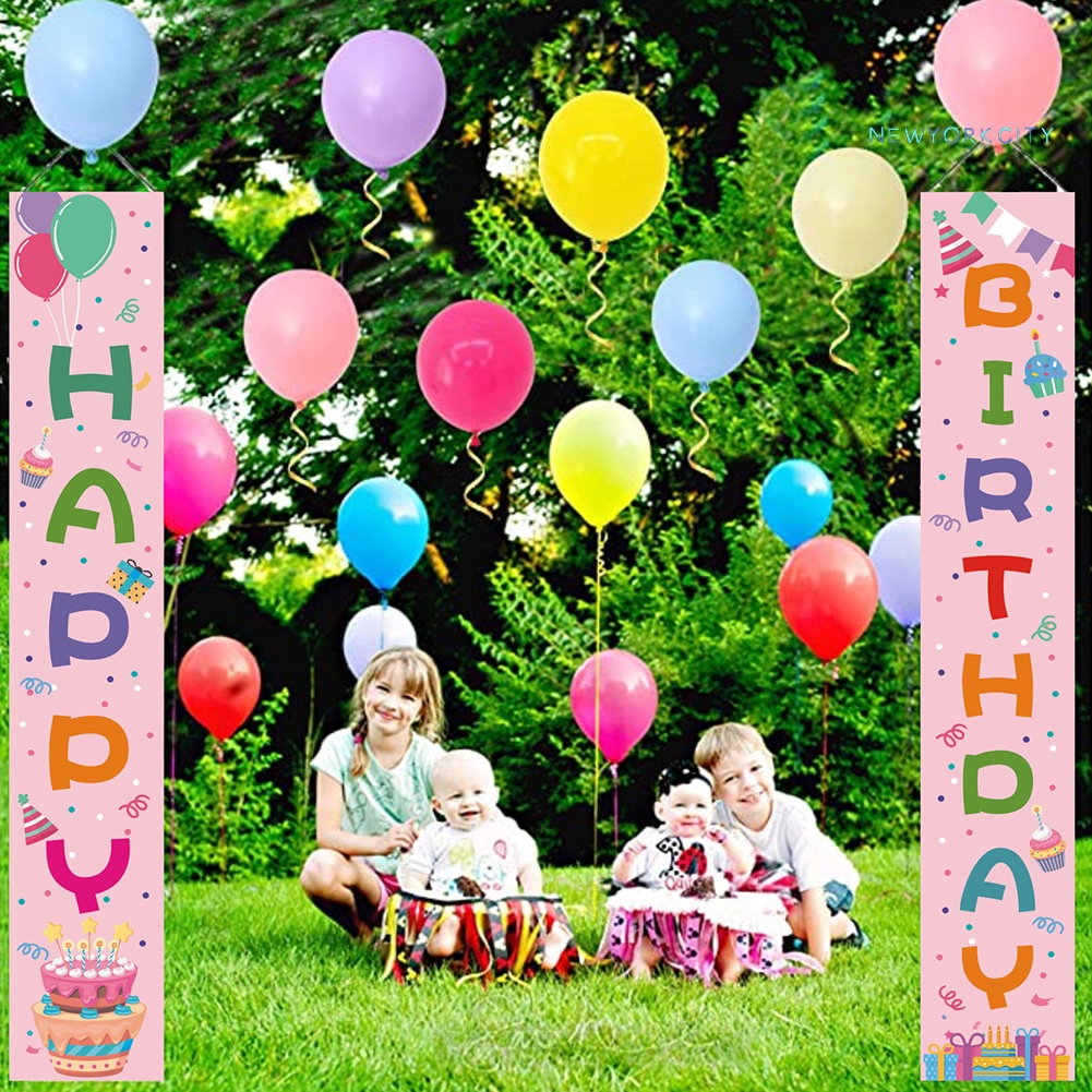 Bộ Dây Treo Trang Trí Tiệc Sinh Nhật In Chữ Happy Birthday