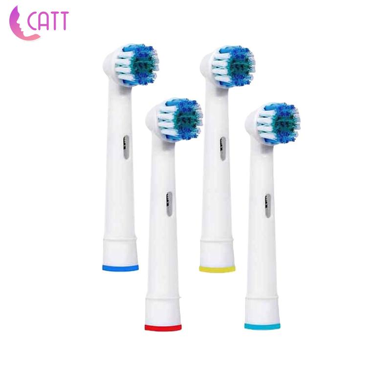 [Hàng mới về] Bộ 4 đầu thay thế tiện lợi cho bàn chải đánh răng điện