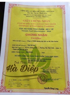 [ TPHCM ] Trà Giảm Cân Hà Diệp