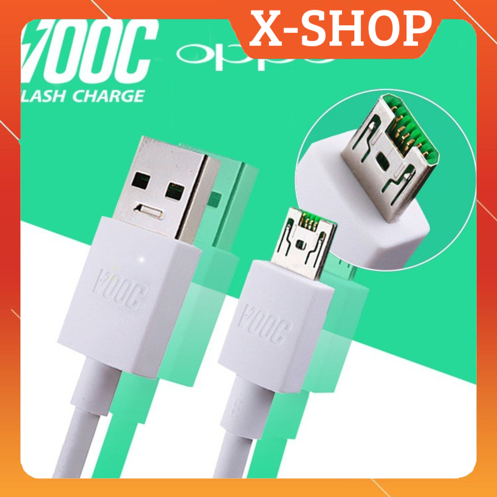 Cáp sạc nhanh Oppo VOOC - 5V 4A - Micro-USB dài 1m