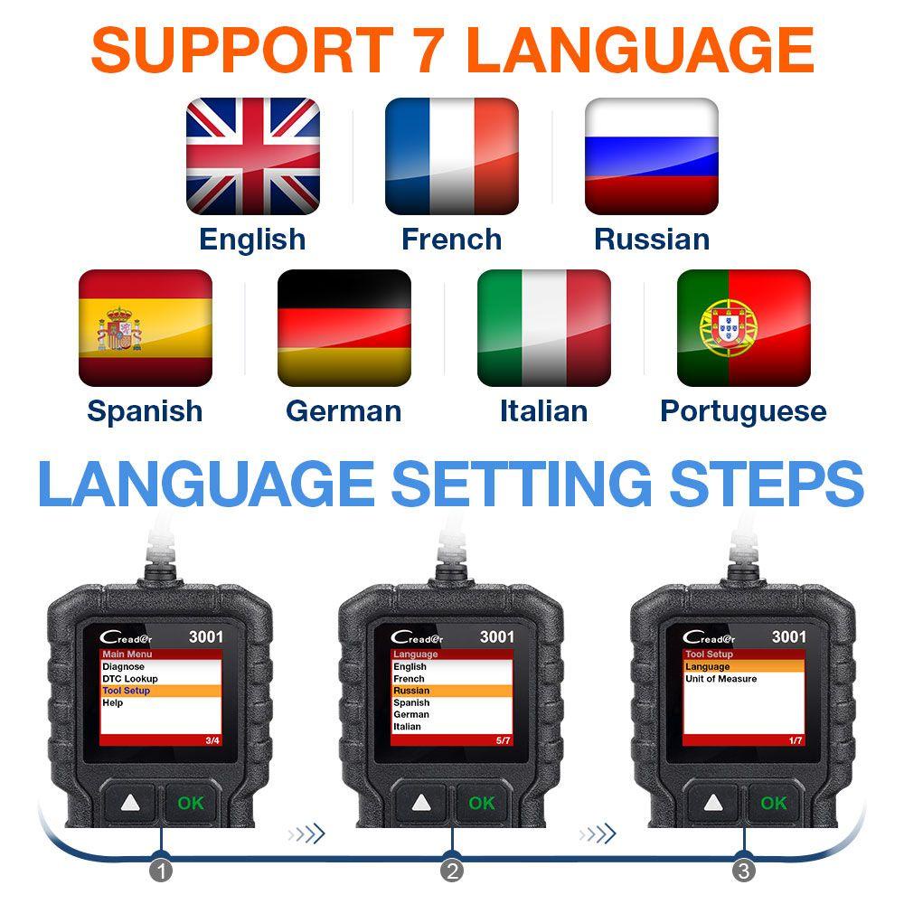 Đầu Đọc Mã Code Đa Hướng X431 EOBD 3001