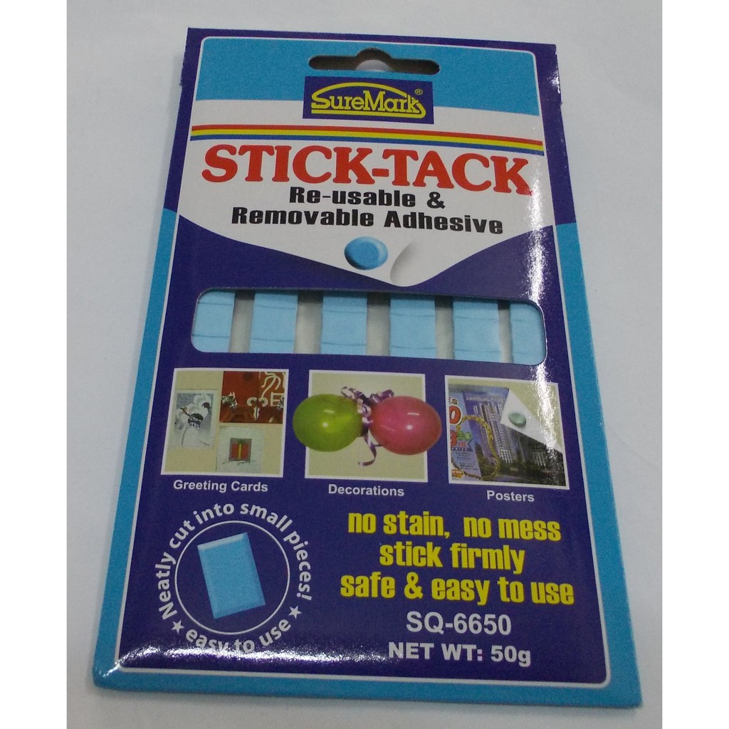 Keo dán dạng đất nặng Stick-tack Suremark SQ-6650, 50g