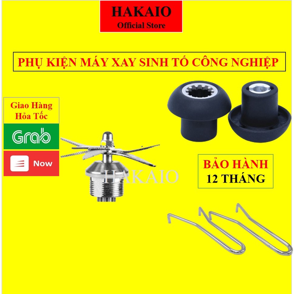 Phụ Kiện máy xay sinh tố công nghiệpHAKAIO Nấm Socket - Nhông, dao xay, mở cối, đệm