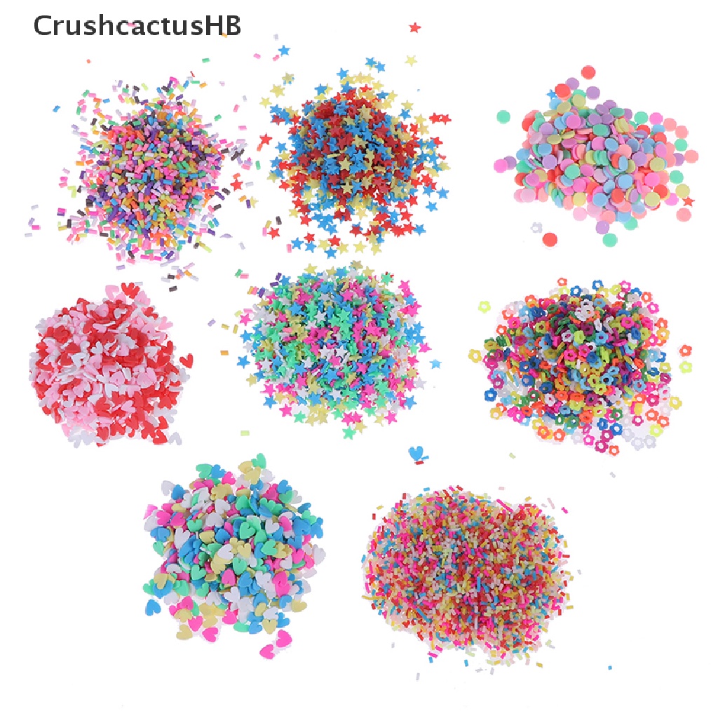 [CrushcactusHB] 10g/pack Polymer clay fake candy sweets sprinkles diy slime phone supplies  Hot Sell