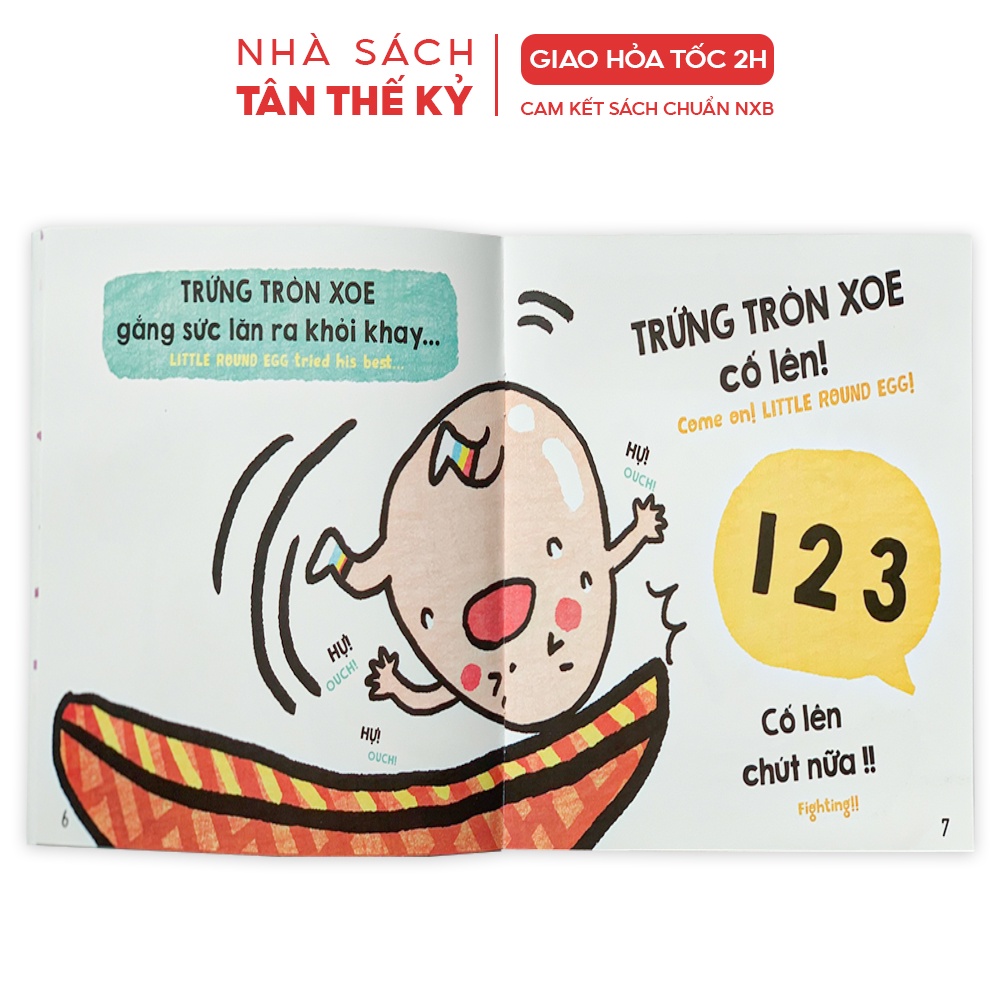 Sách - Ehon Nhật Bản nhận biết Bé trứng tròn xoe cho bé 1-6 tuổi (Bộ 4 cuốn)