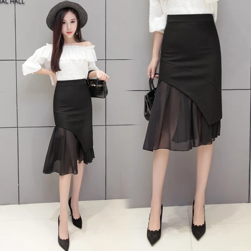 NEW! chân váy bút chì xẻ lưới cực ôm, cực tôn dáng | BigBuy360 - bigbuy360.vn