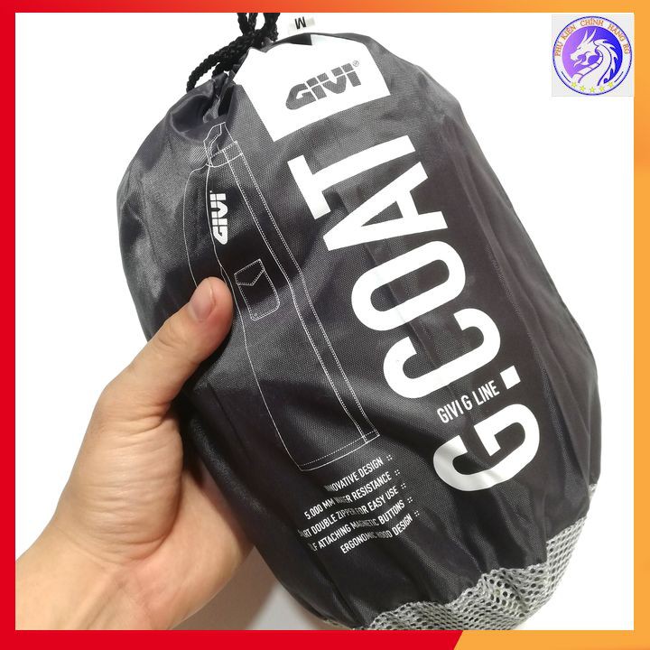 Áo Mưa Givi GCO01 G-Coat Chính Hãng Chống Thấm Nước Cực Tốt - Hàng Chính Hãng Phân Phối Givi