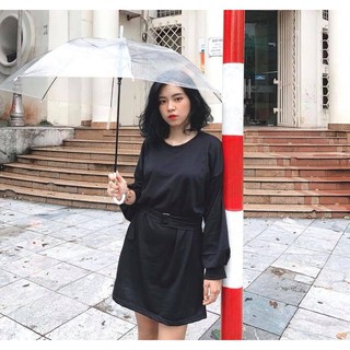 ĐẦM Thắt Đai 2 Kiểu ( kèm đai )