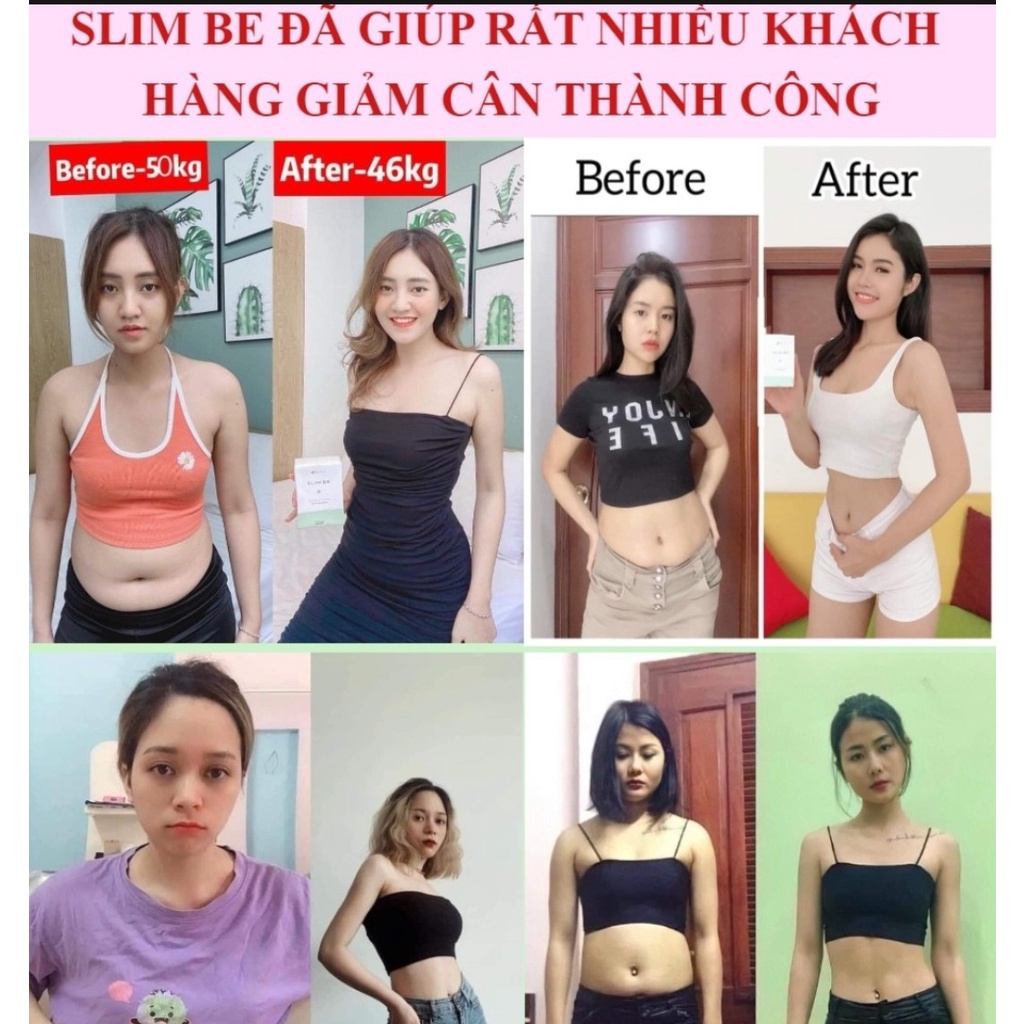 Giảm Cân SLIM BE  của BEALIVE Chính Hãng Slimbe Giúp Giảm 3-7 Kg Sau 30 Ngày