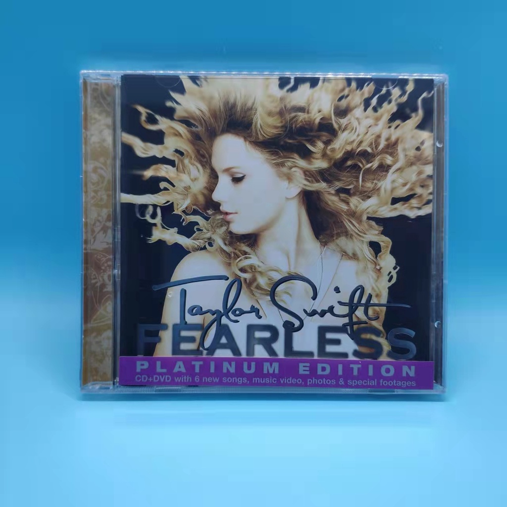 Taylor Swift ‎Album Đĩa CD + DVD Phiên Bản Bạch Kim Sợ Hãi (YQ01)