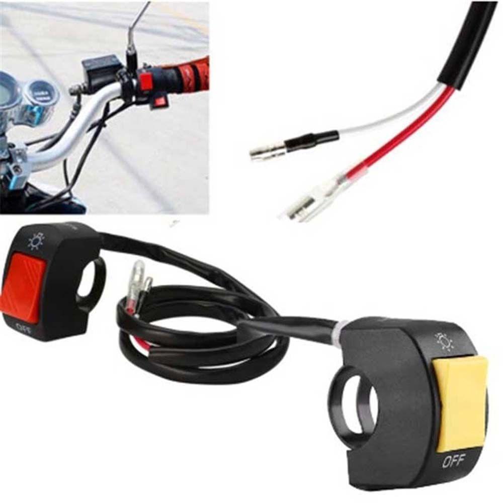 Công Tắc Nhấn Chống Nước 22mm Cho Đèn LED Xe Máy Xe Đạp