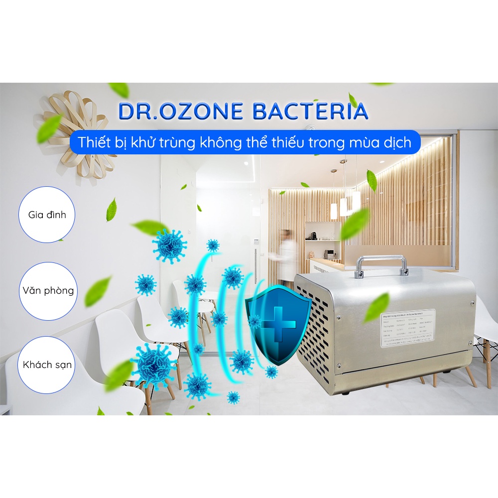 Máy khử mùi khử trùng diệt khuẩn Ozone đa năng Dr.Ozone Bacteria