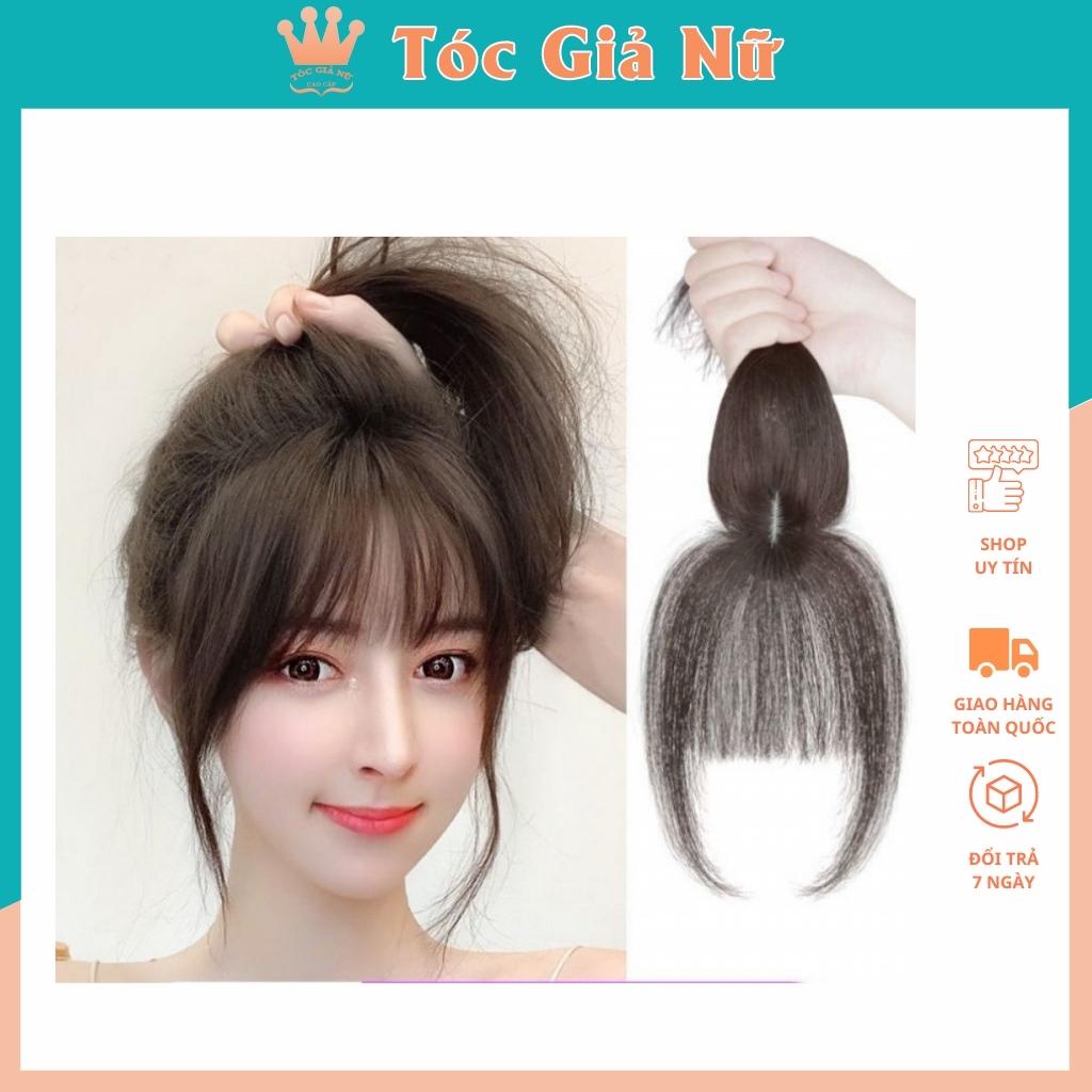 Tóc mái giả 3d tơ, có rãnh da đầu tự nhiên, che hói, che bạc, che khuyết điểm, PH01