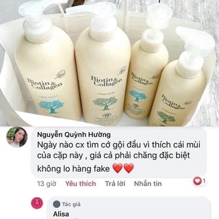 Gội xả biotin 500ml + 500ml